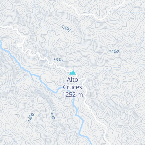 Map of Alto Cruces