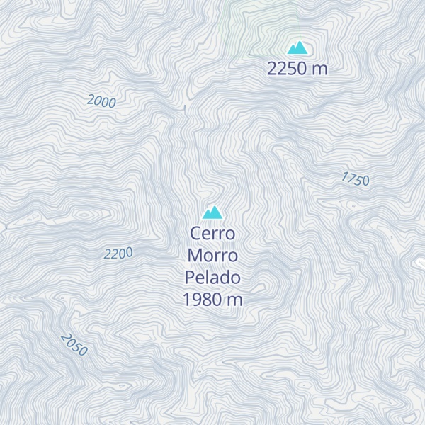Map of Cerro Morro Pelado