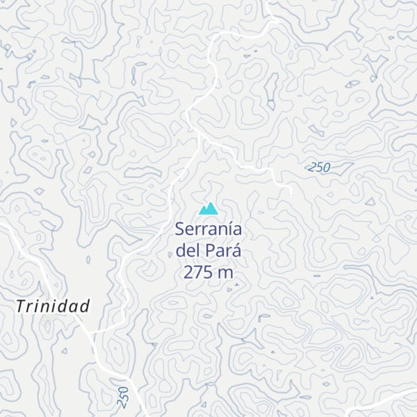 Map of Serranía del Pará