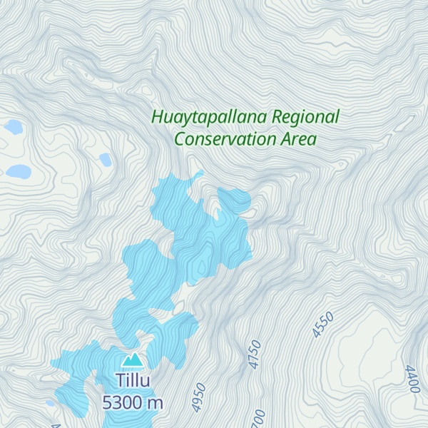 Map of Nevado Pacaco
