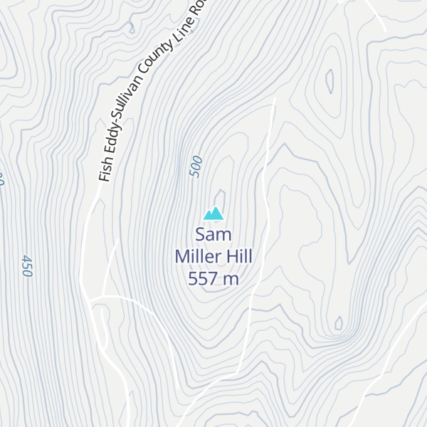 Map of Sam Miller Hill