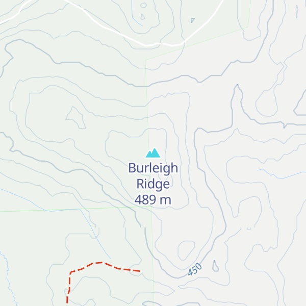Map of Burleigh Ridge