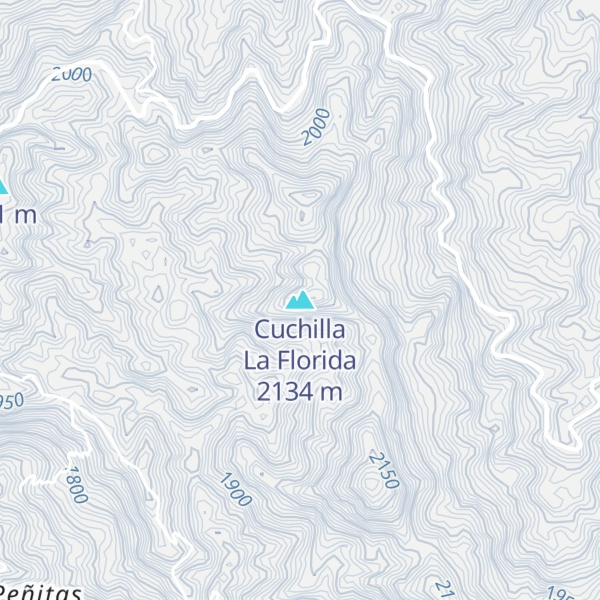 Map of Cuchilla La Florida