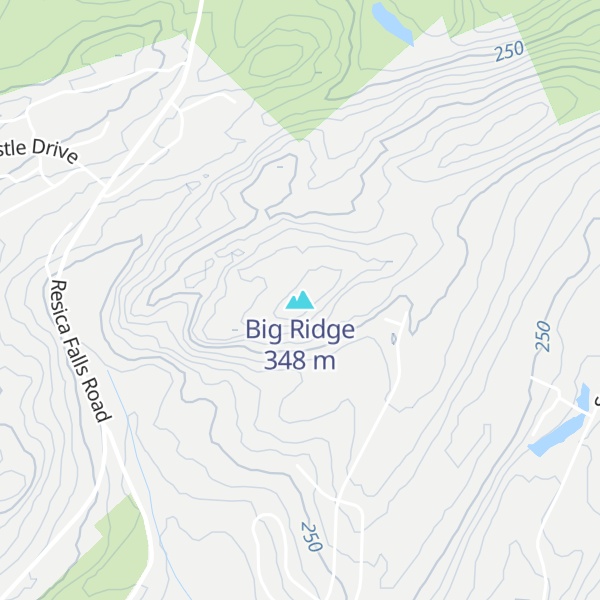 Map of Big Ridge