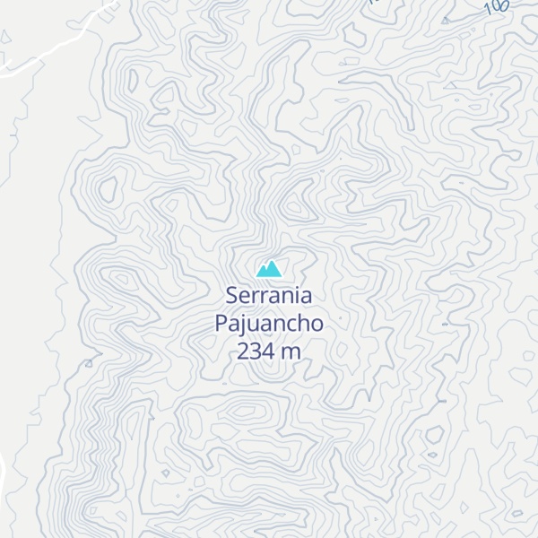 Map of Serrania Pajuancho
