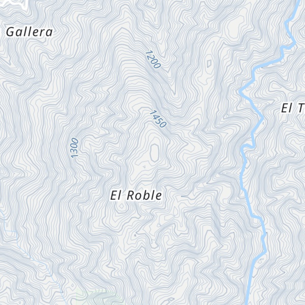 Map of Cerro El Retiro