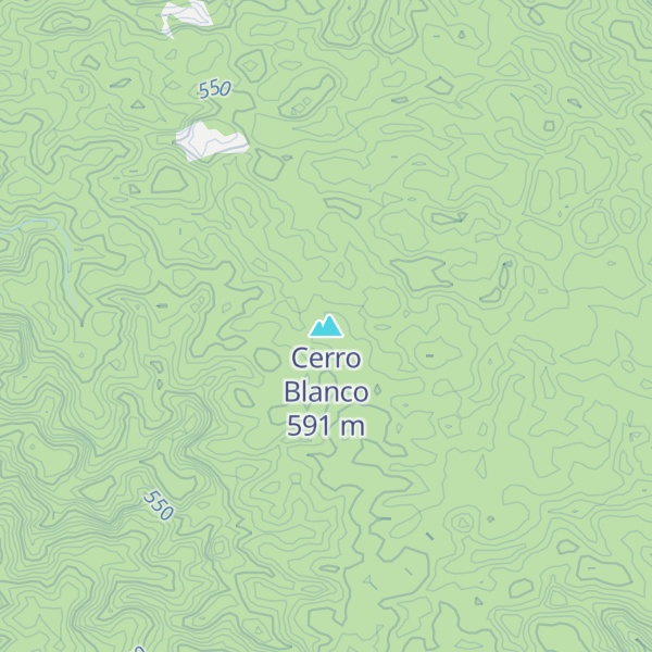 Map of Cerro Blanco
