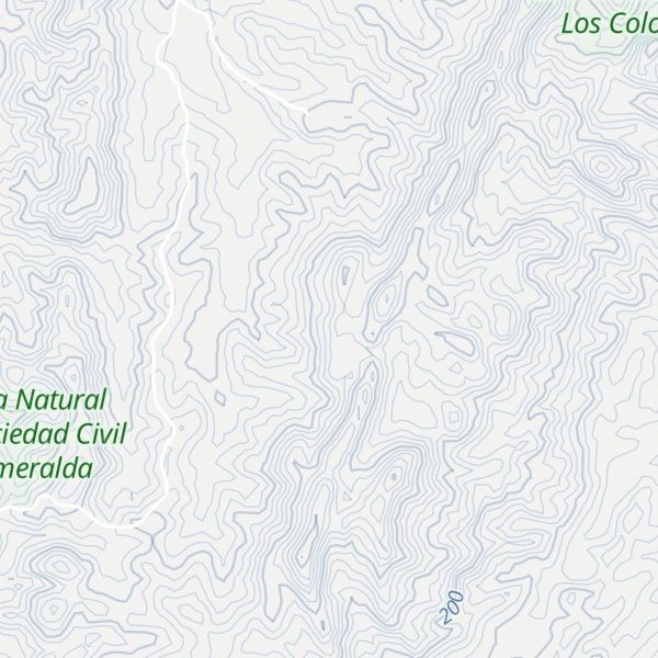 Map of Cerro La Paloma