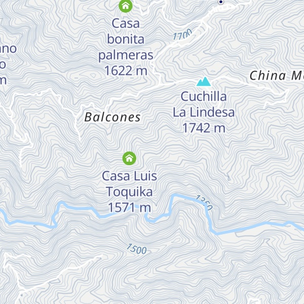 Map of Cas Vieja Grande Cañaduzal