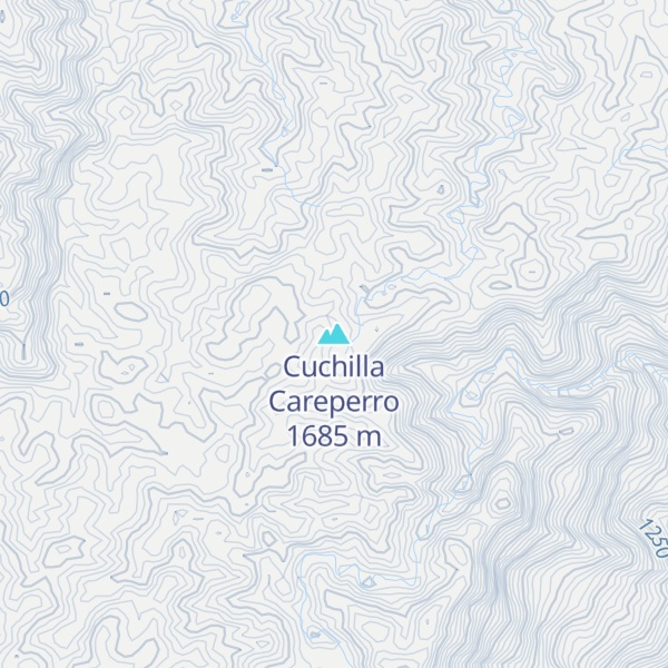 Map of Cuchilla Careperro