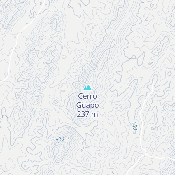Map of Cerro Guapo