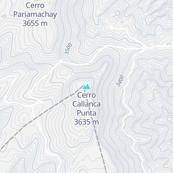 Map of Cerro Callanca Punta