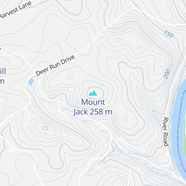 Map of Mount Jack