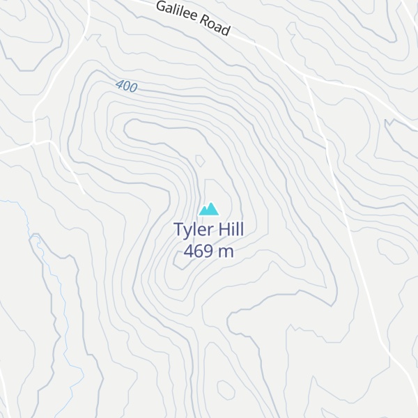 Map of Tyler Hill
