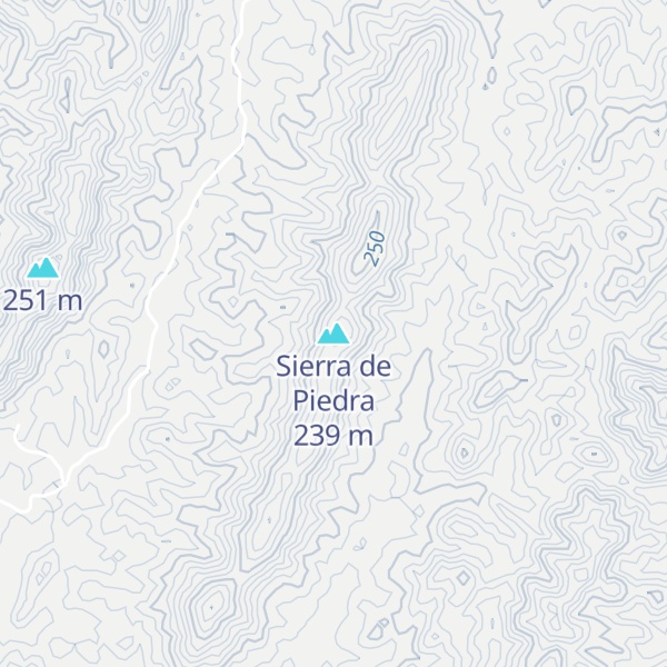 Map of Sierra de Piedra