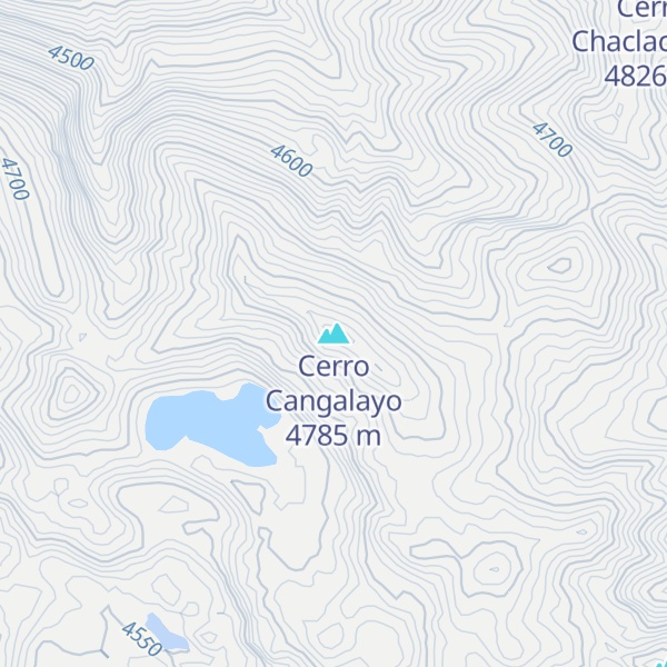 Map of Cerro Cangalayo