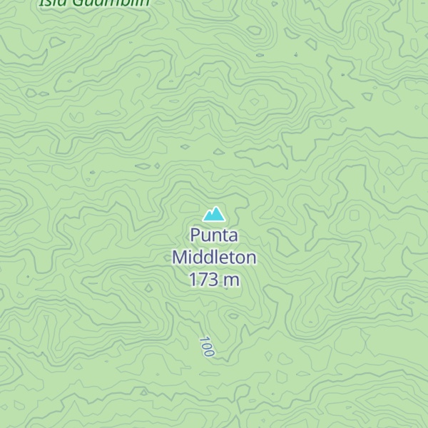 Map of Punta Middleton
