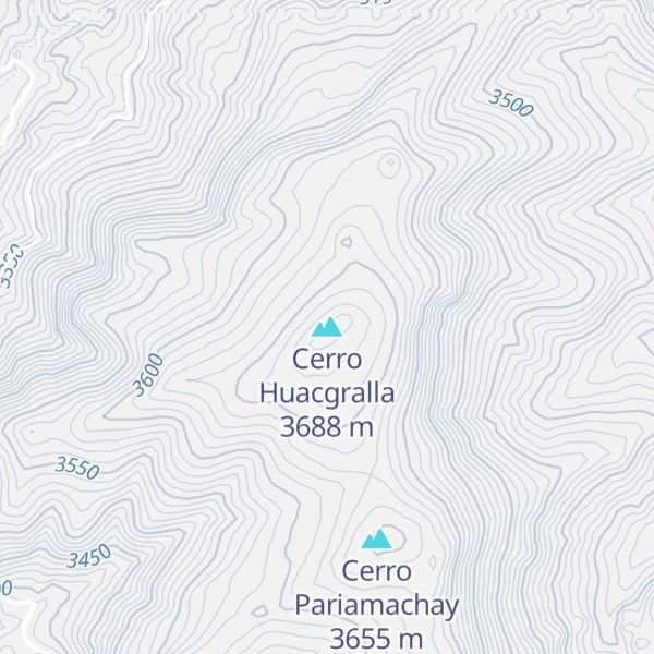 Map of Cerro Huacgralla