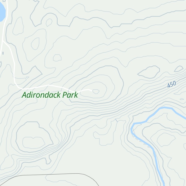 Map of Panther Mountain