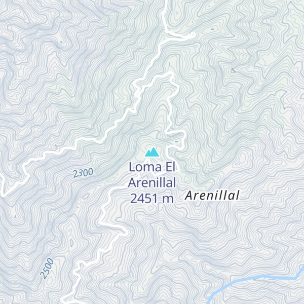 Map of Loma El Arenillal