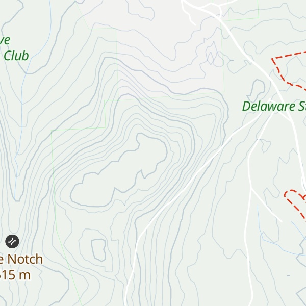 Map of Low Knob