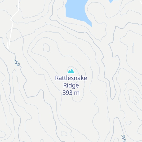 Map of Rattlesnake Ridge