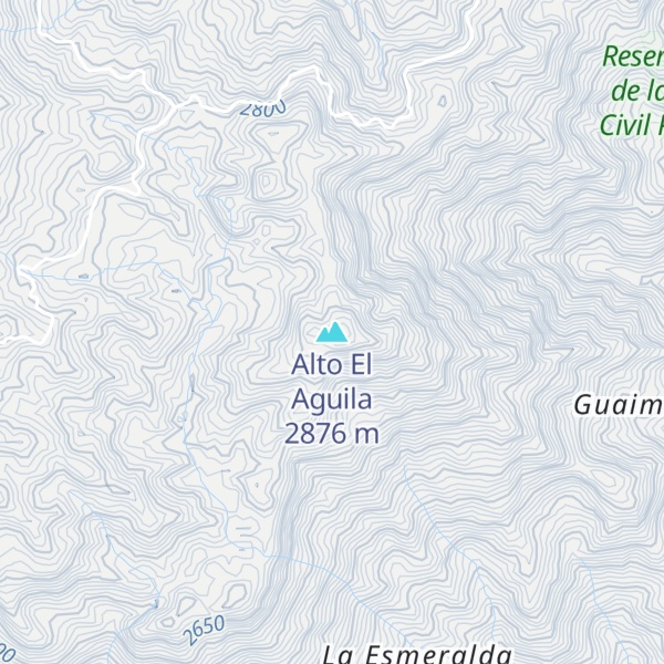 Map of Alto El Aguila