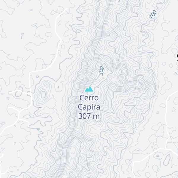 Map of Cerro Capira
