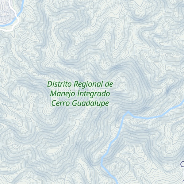 Map of Morro de La Paila