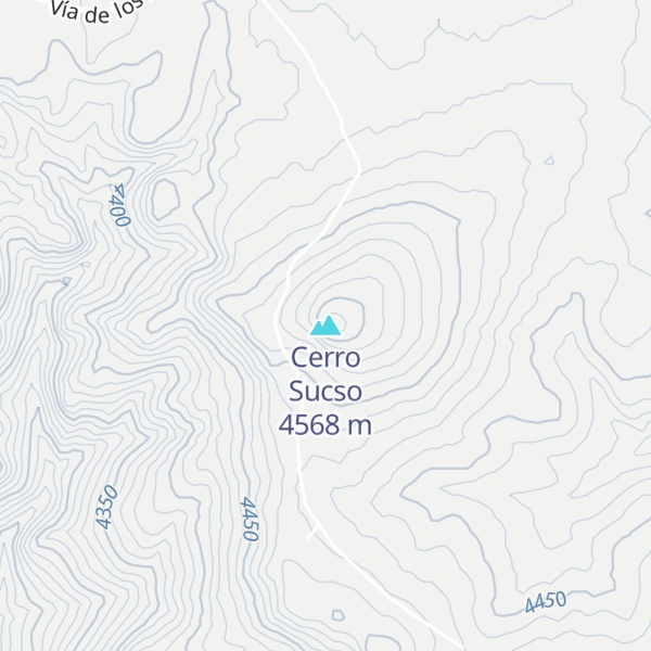 Map of Cerro Sucso