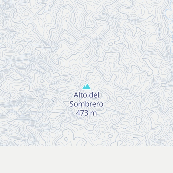 Map of Alto del Sombrero