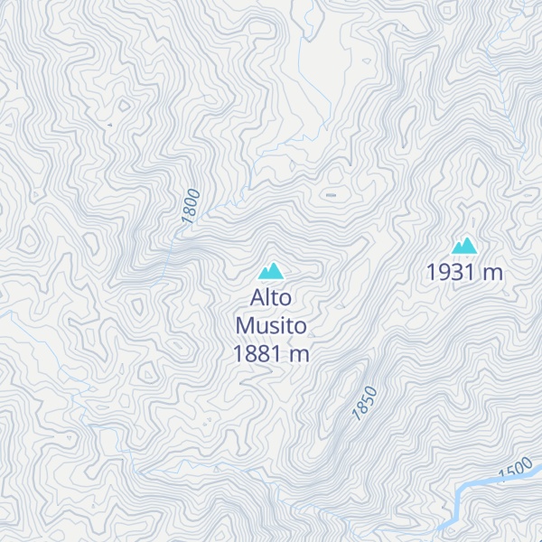 Map of Alto Musito