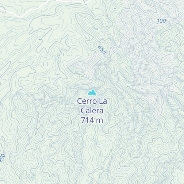 Map of Cerro La Calera