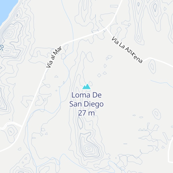 Map of Loma De San Diego