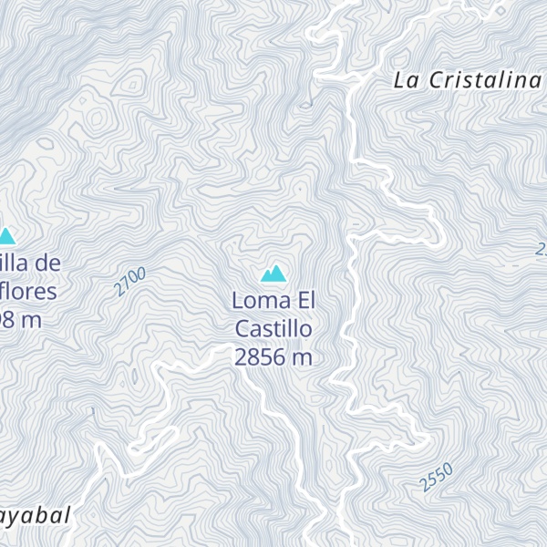 Map of Loma El Castillo
