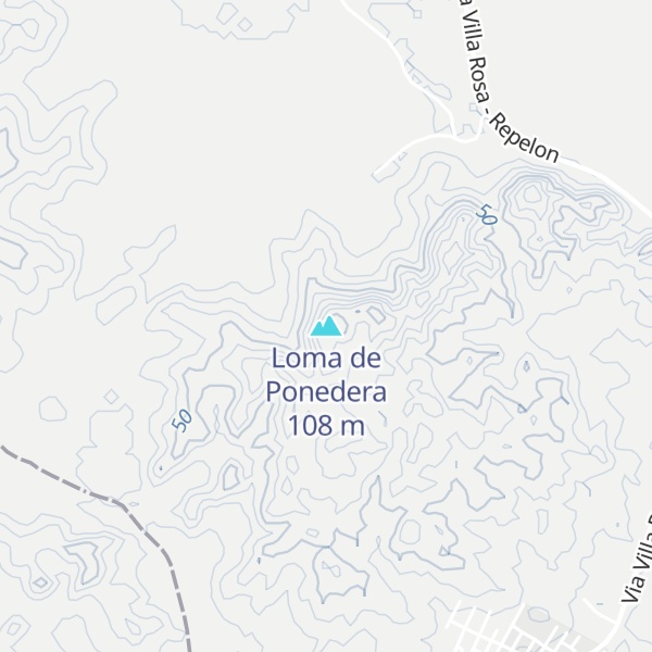 Map of Loma de Ponedera