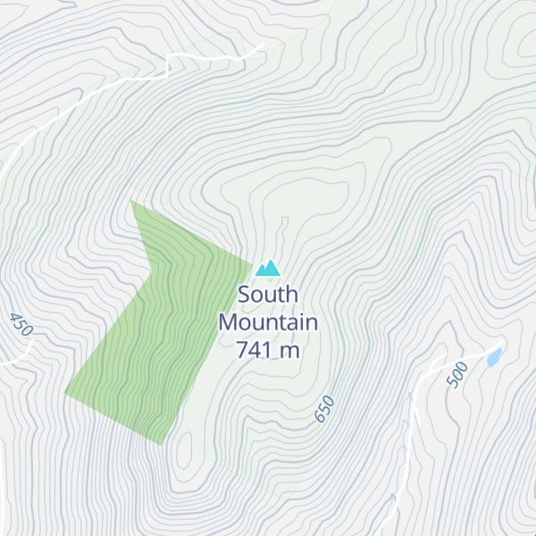 Map of South Mountain