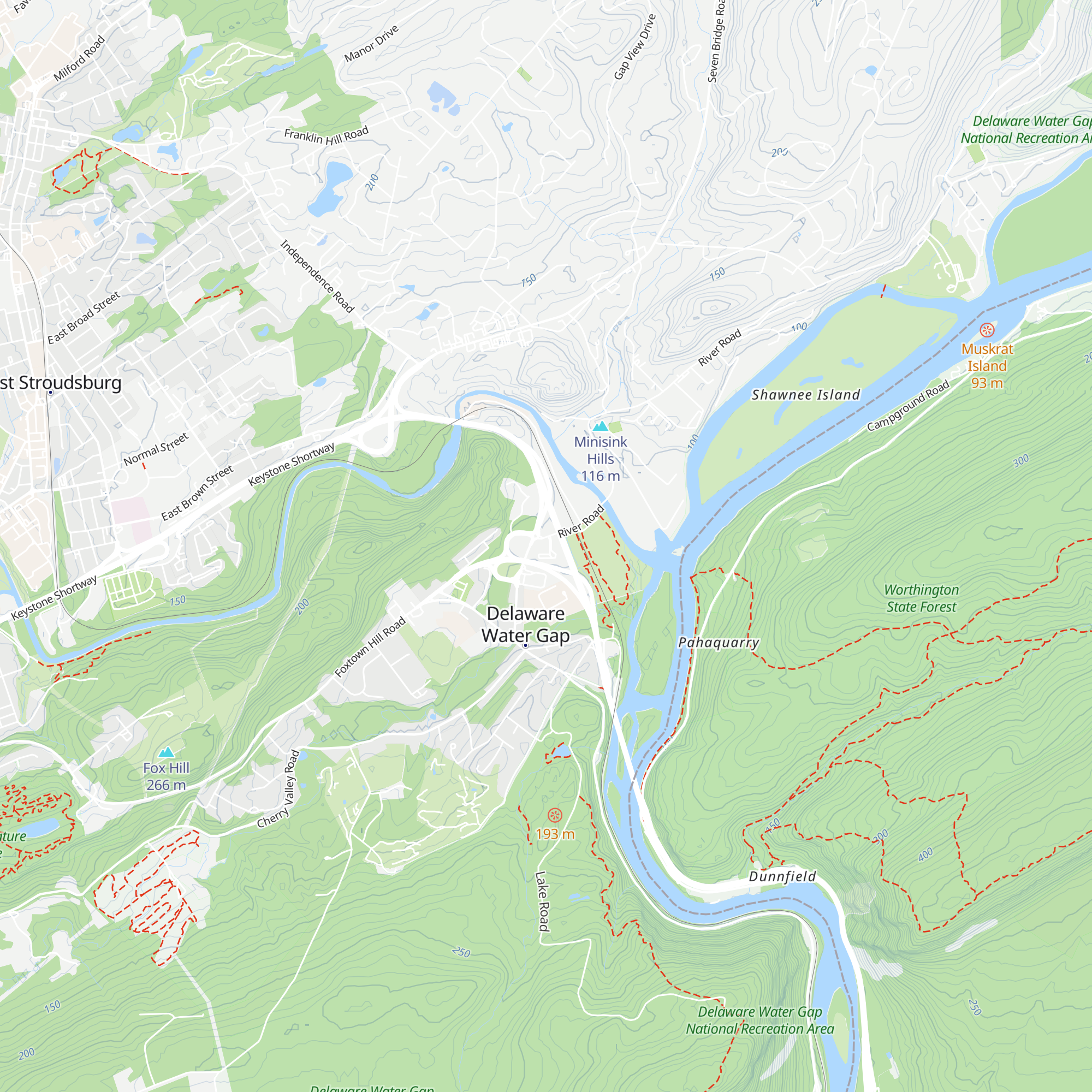 PA Welcome Center map