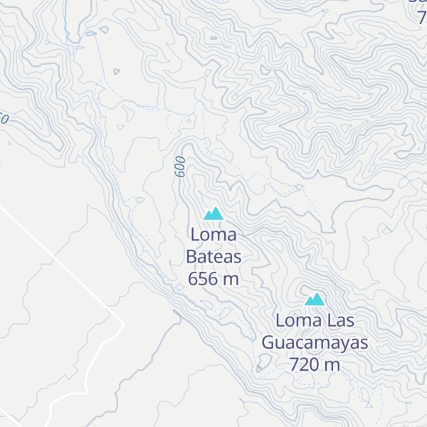 Map of Loma Bateas