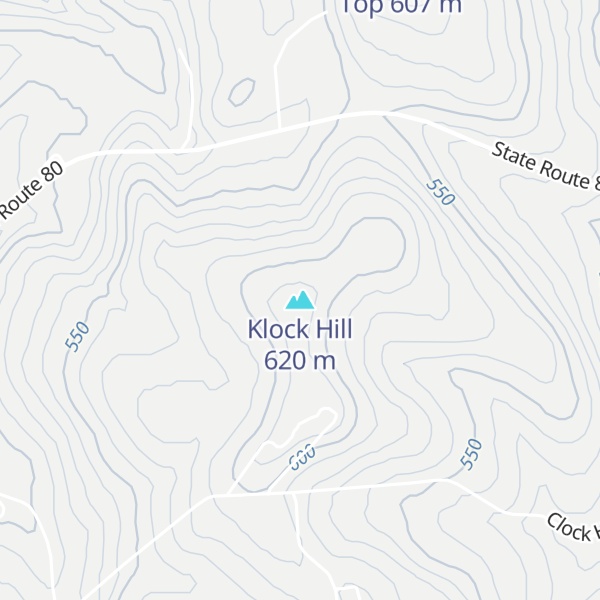 Map of Klock Hill
