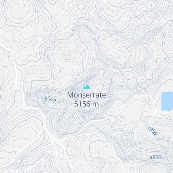 Map of Monserrate