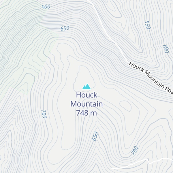 Map of Houck Mountain