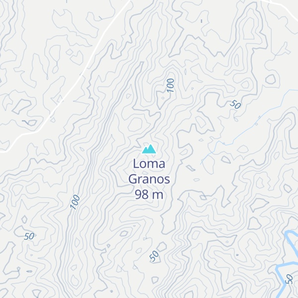 Map of Loma Granos