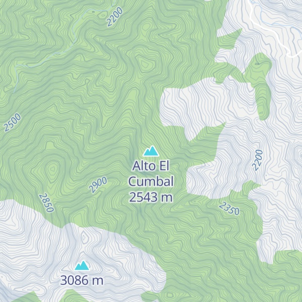 Map of Alto El Cumbal