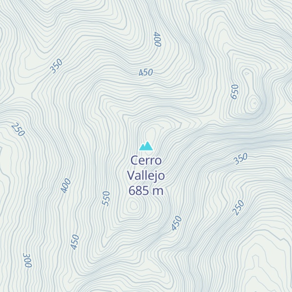 Map of Cerro Vallejo