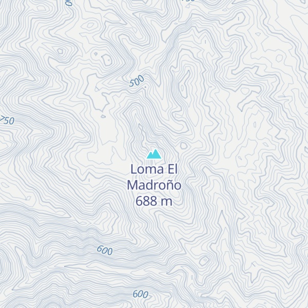Map of Loma El Madroño