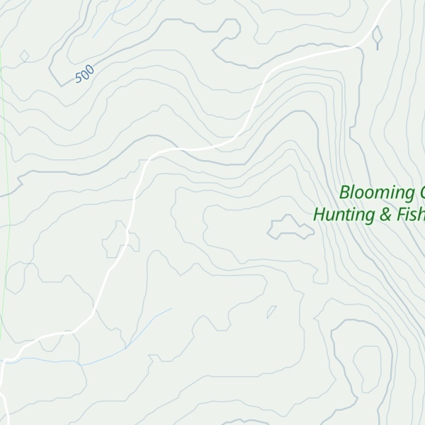 Map of Lake Laura Ridge