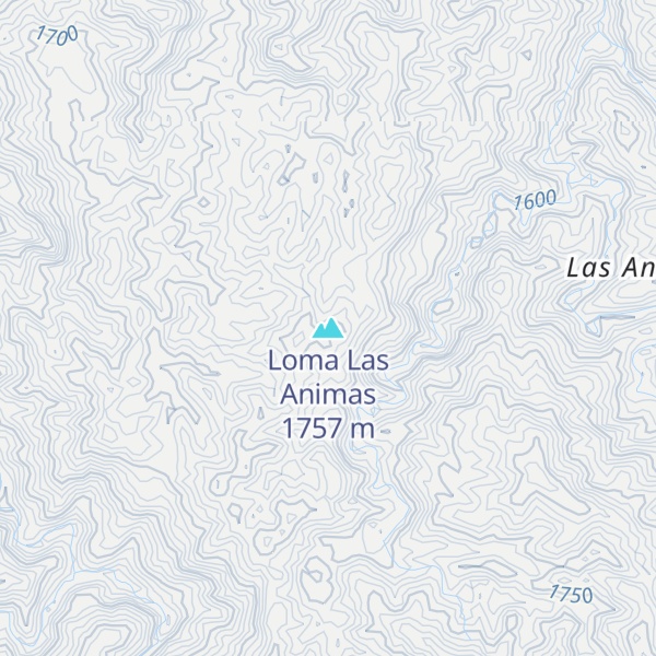 Map of Loma Las Animas
