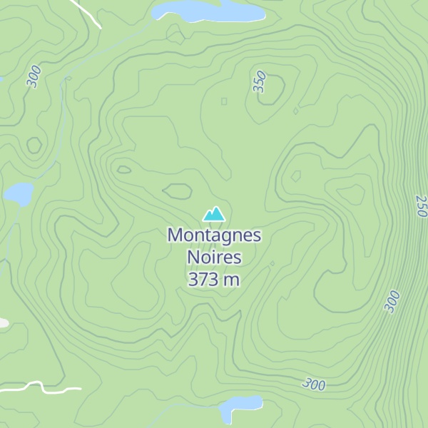Map of Montagnes Noires