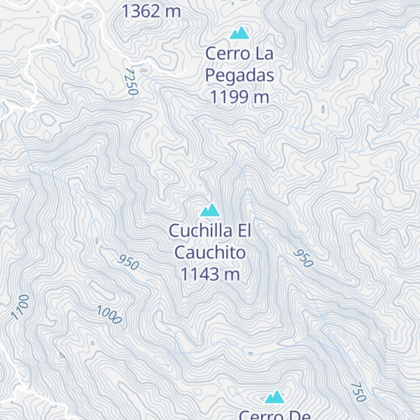 Map of Cuchilla El Cauchito